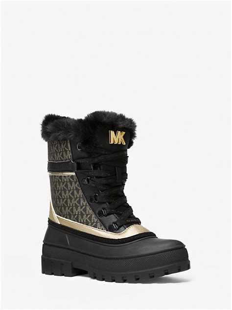 michael kors logo boots|Michael Kors collection boots.